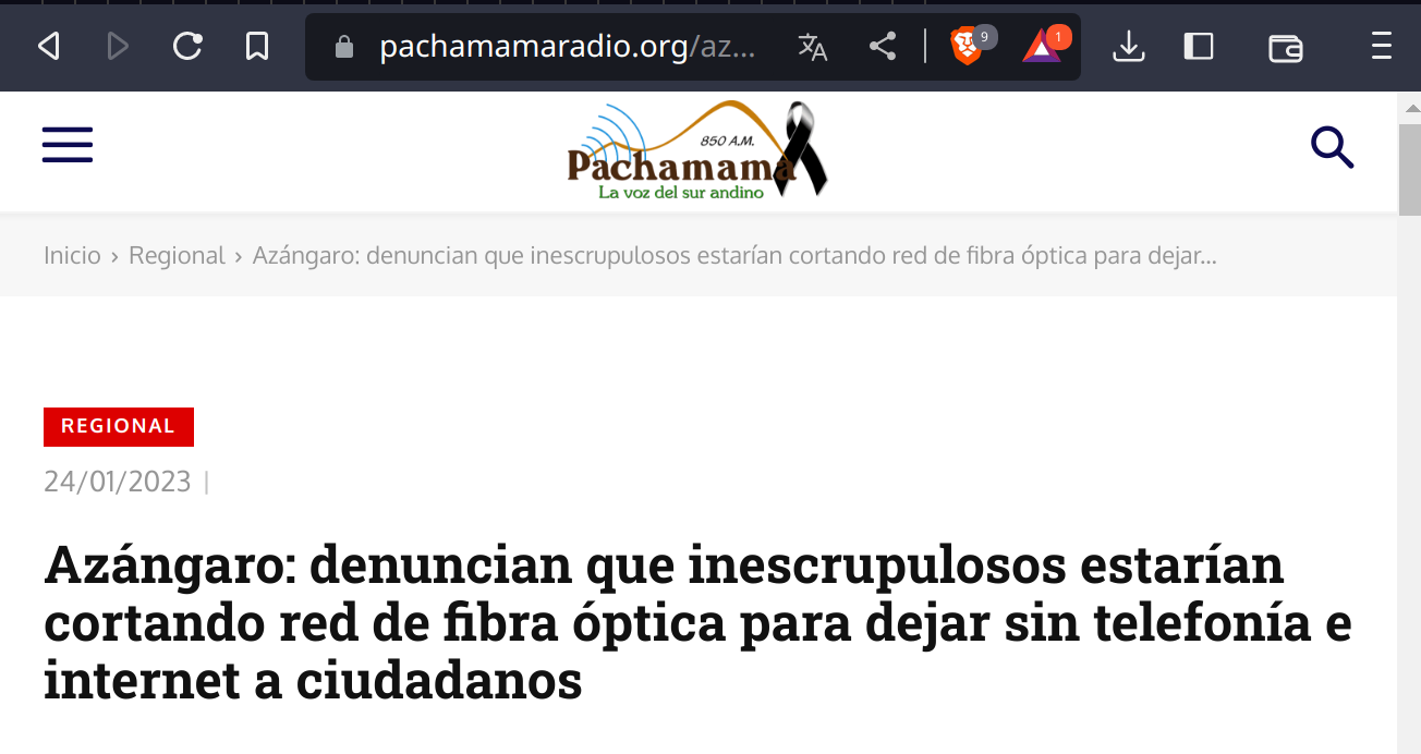 pachamama radio 1